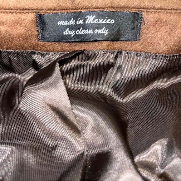 Michael Kors Trench Coat 40 L Brown Wool Blend - Picture 5 of 11